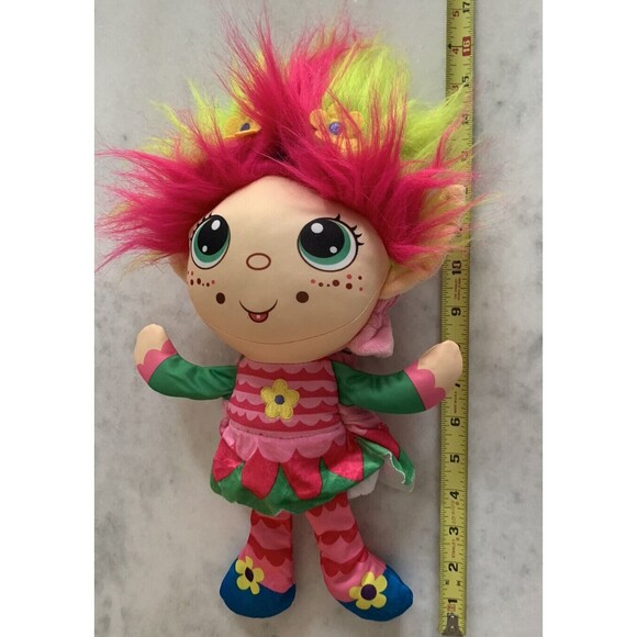 Flip Zee Trolls Flower Power Plush 2-In-1 Reversible Doll Stuffed Toy 16" 2018 - Picture 7 of 7